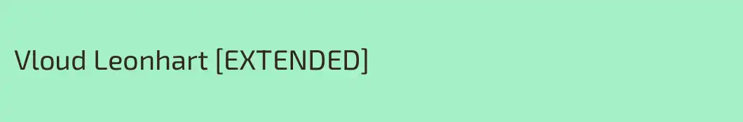 Vloud Leonhart [EXTENDED]